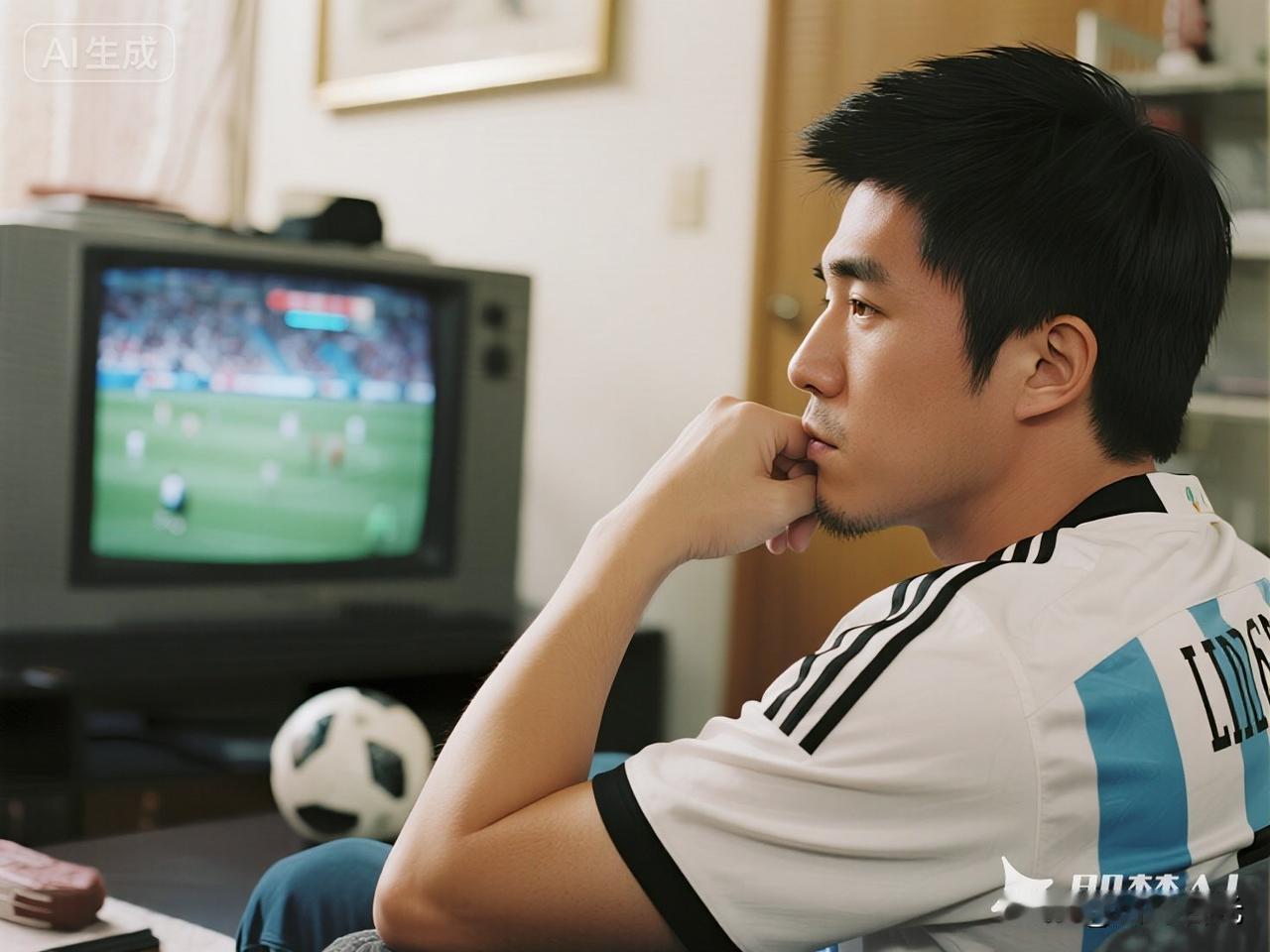 为什么是两个字，球进不了，字也不多给吗？
“期待”
无论如何，他是国足，我只能代