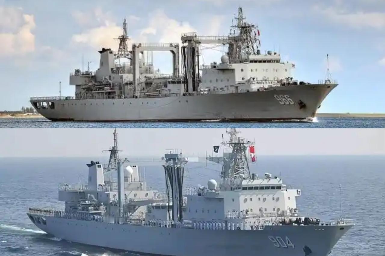 903A型综合补给舰“高邮湖”舰正式入列。今天，它迎来了自己的十周岁生日。作为中