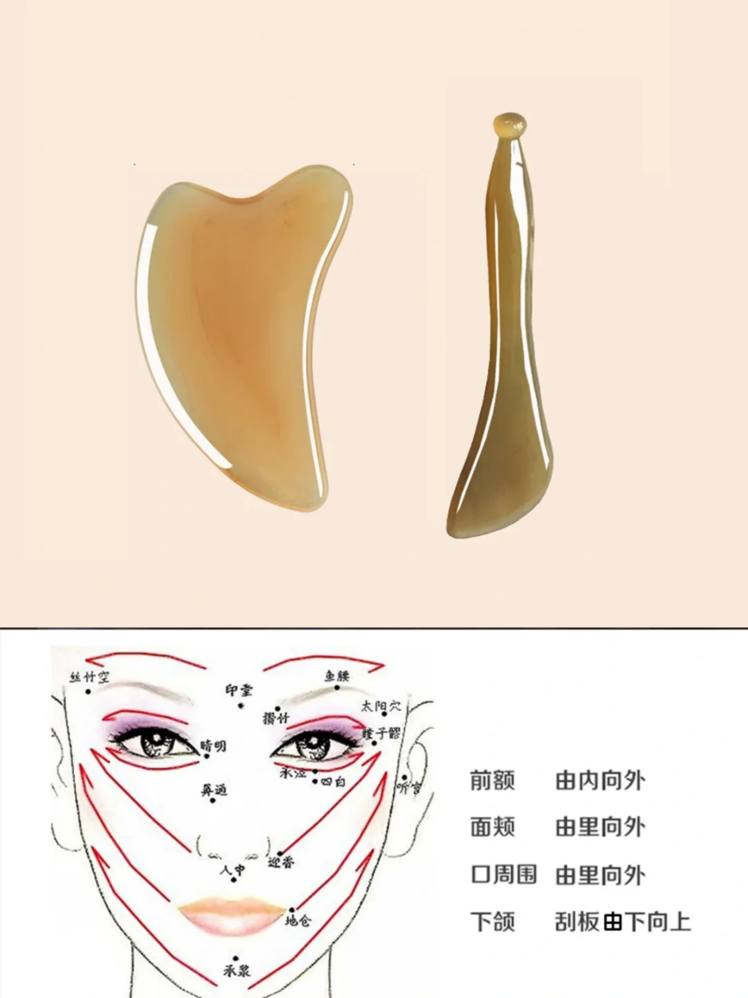 牛角刮痧板，形状分类有哪些?怎么选厚度