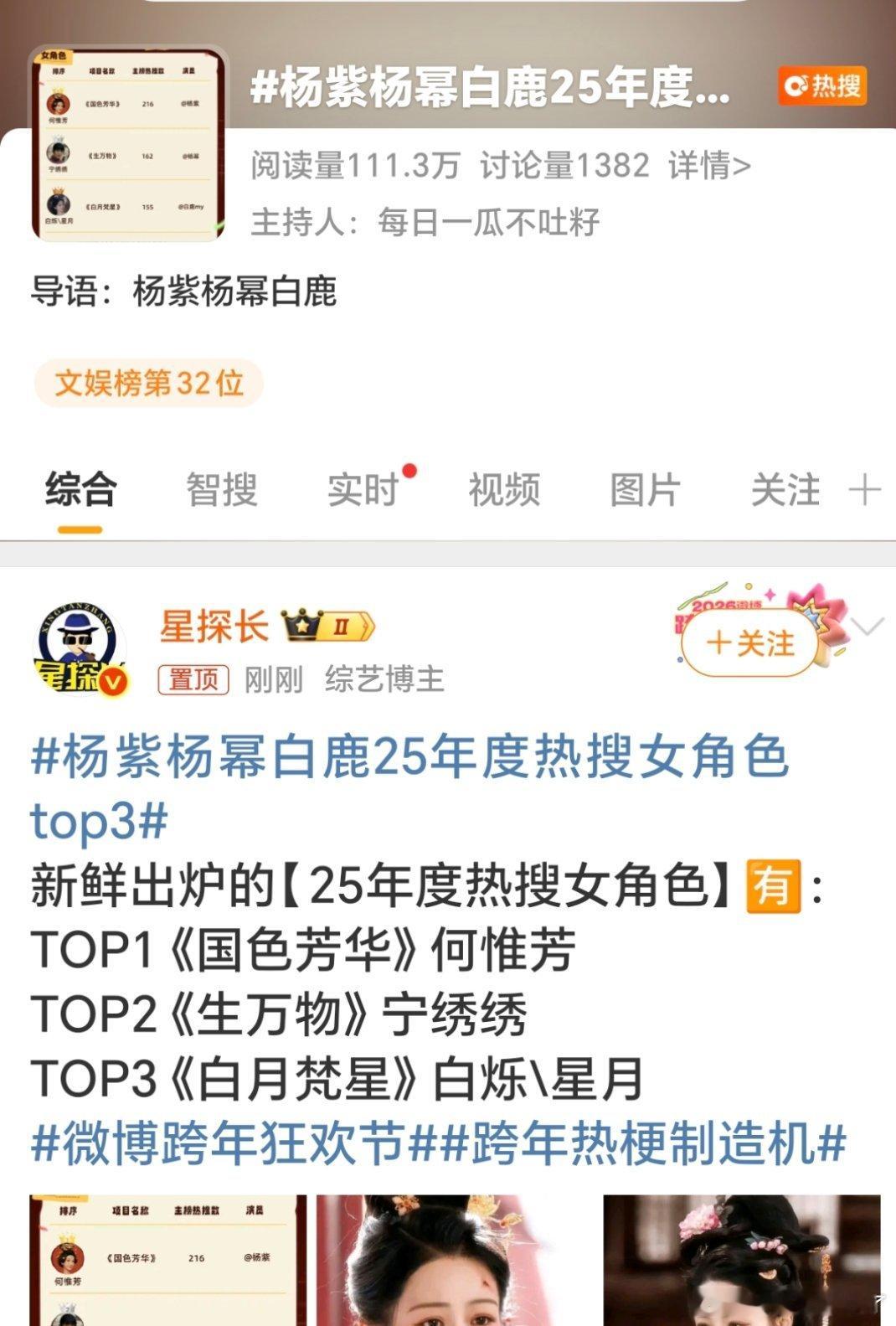 鹿姐清醒点吧，压根就不是一个赛道的鹿姐天天追着杨紫、杨幂的屁股后面跑，不会以为多