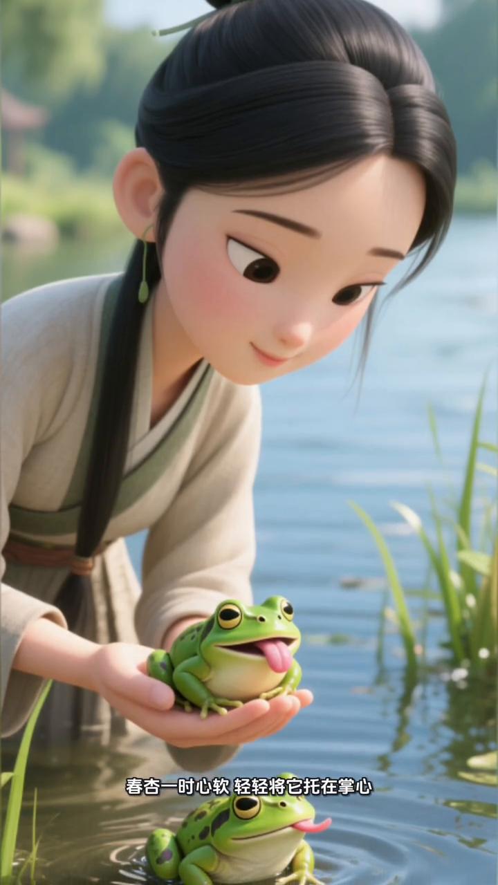 民间故事：蟾蜍大仙。
春杏与灵童太行南麓的桃花峪里住着个叫春杏的姑娘。那年惊蛰刚