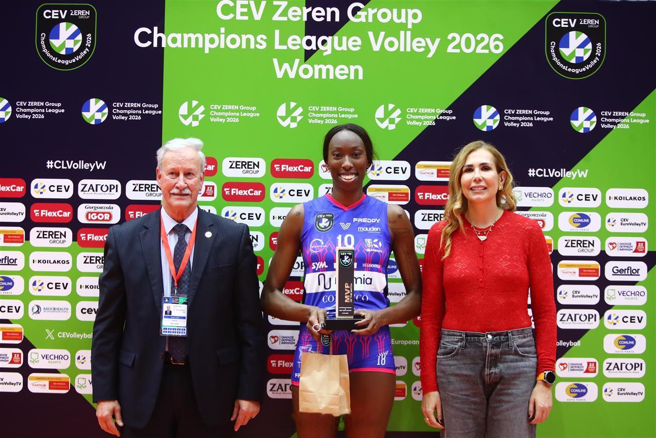 【埃格努32分 女排欧冠米兰客场3比1奥林匹亚科斯】北京时间28日凌晨，2026