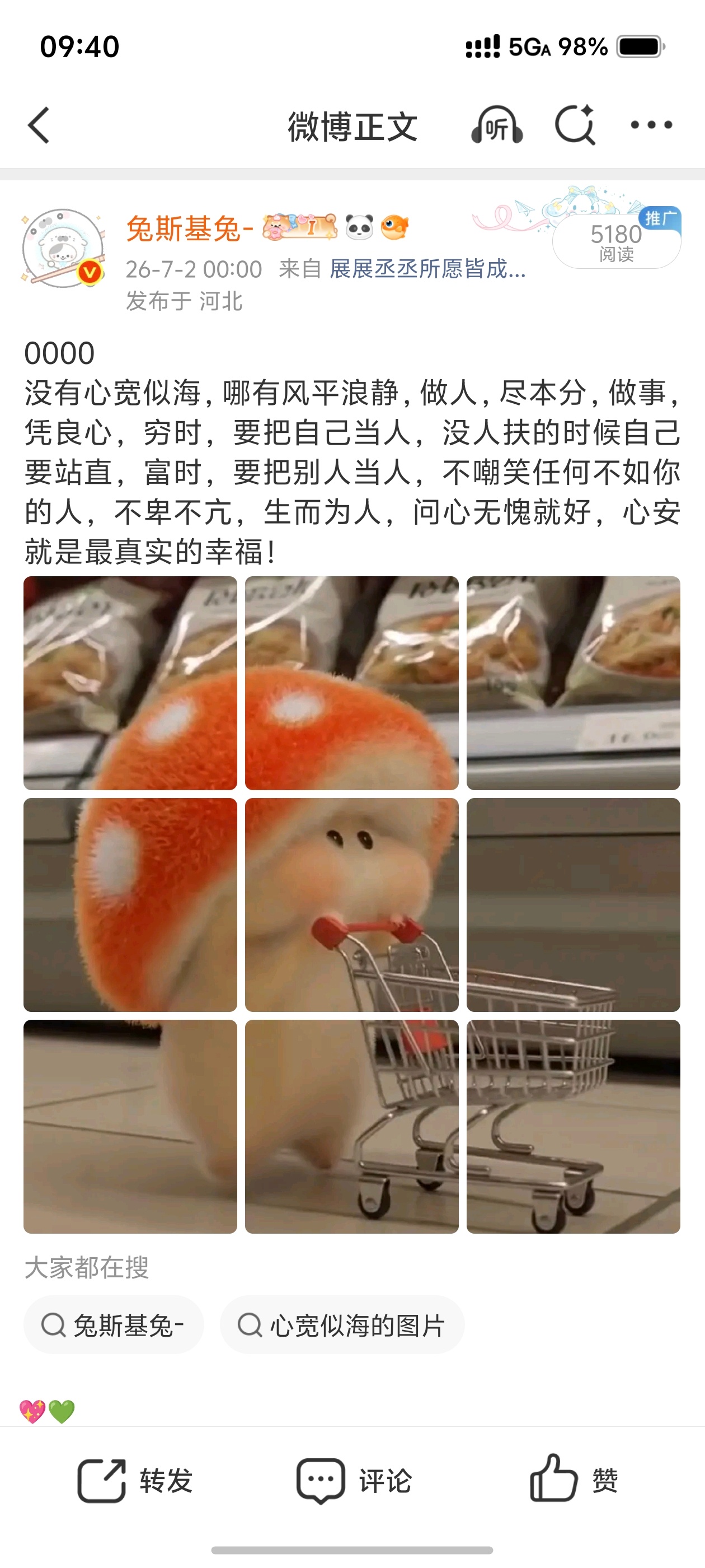 我们秃秃也是好起来了