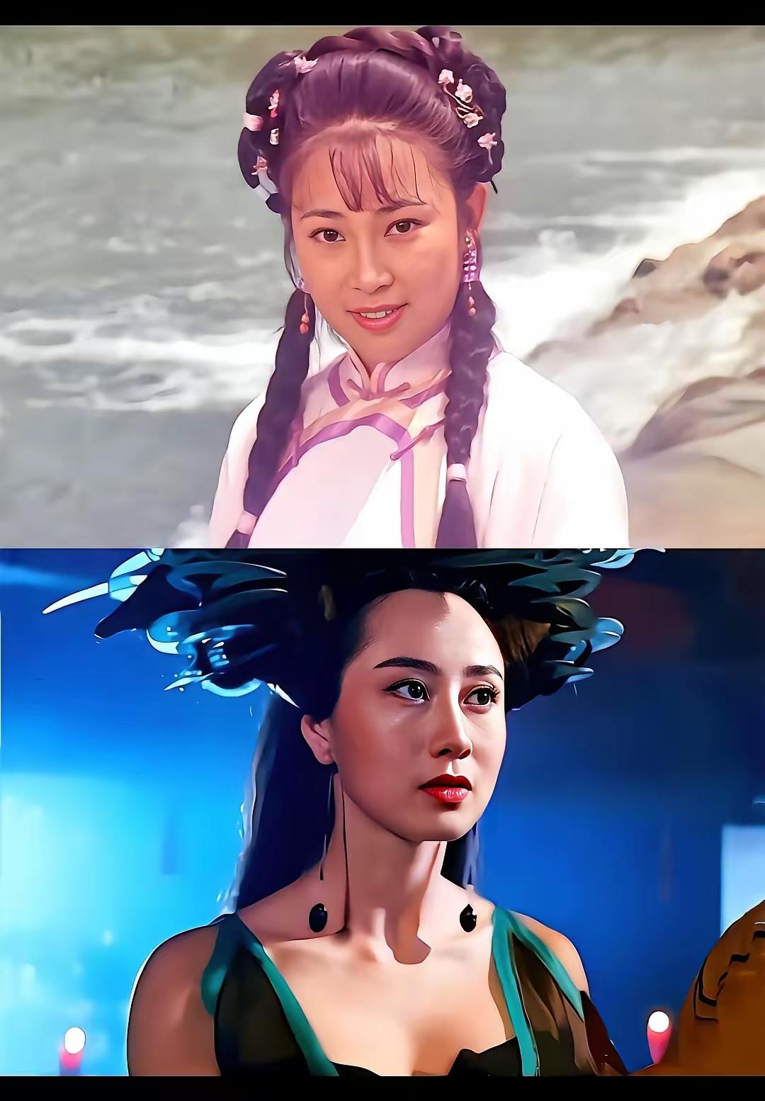 黄秋燕和利智
前妻与现任
李连杰毫不犹豫的选择利智，按照男人们的思维逻辑，如果让