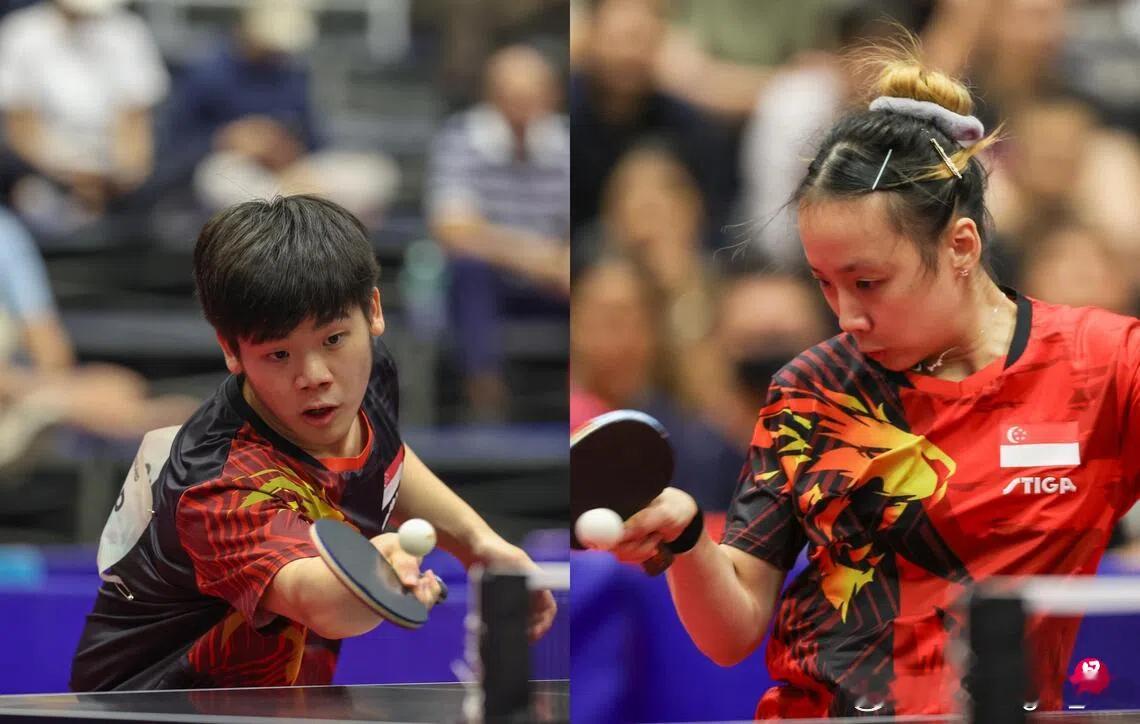 新加坡联合早报：【东运会】郭勇舒麟茜闯乒乓单打四强 曾尖遭逆转卫冕失败乒乓球男单