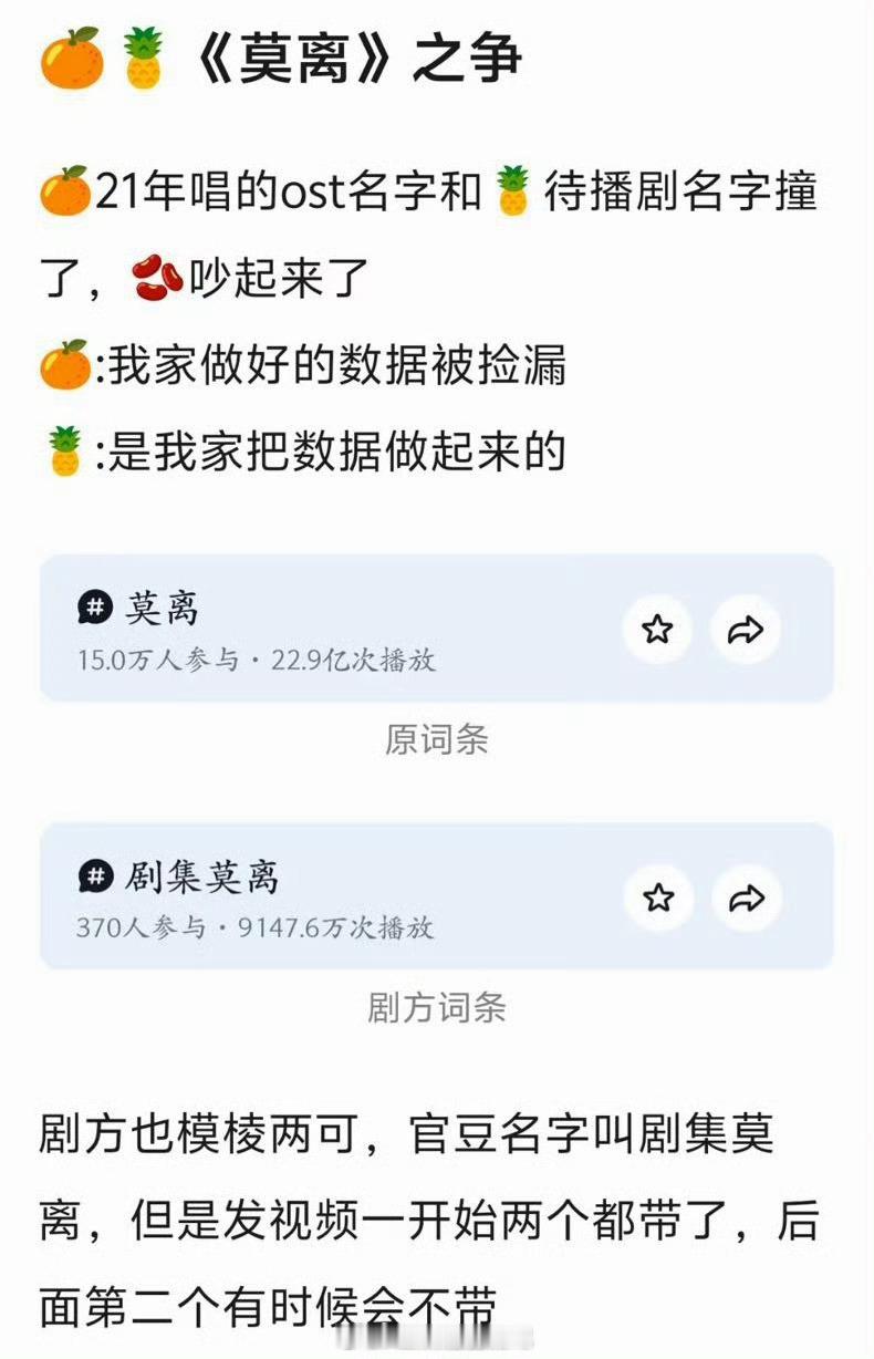 所以剧集莫离捡鞠婧祎ost莫离词条数据了吧 