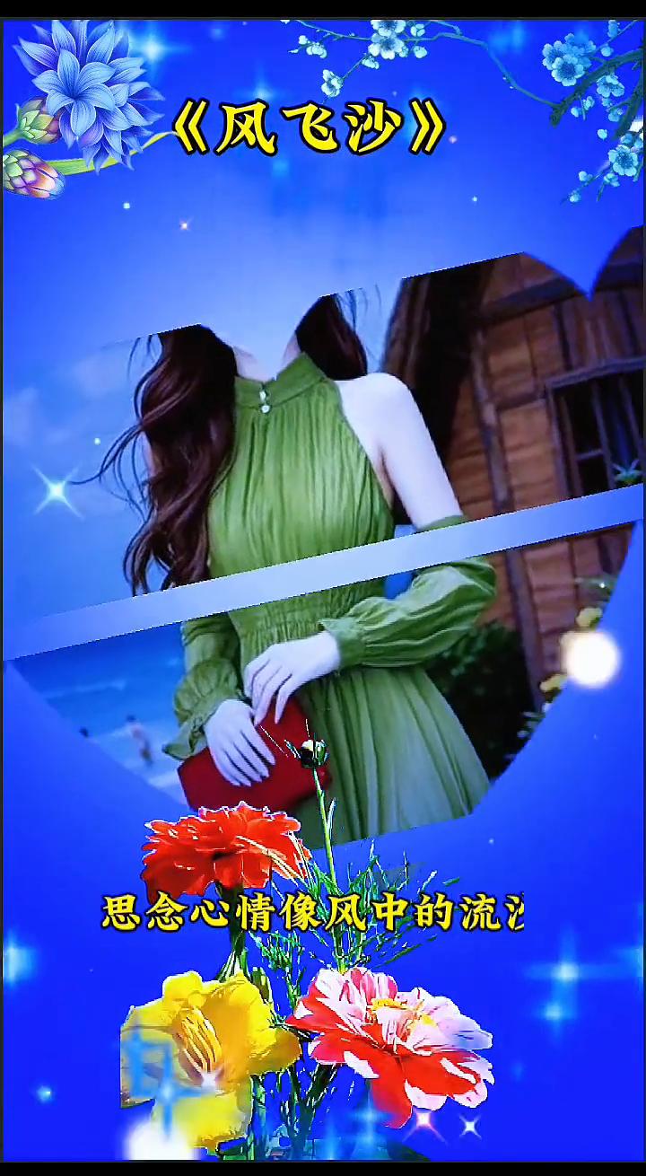 《风飞沙》。
我对着天边星儿望，我对着故乡月儿望，思念心情像风中的流，彷徨的人把