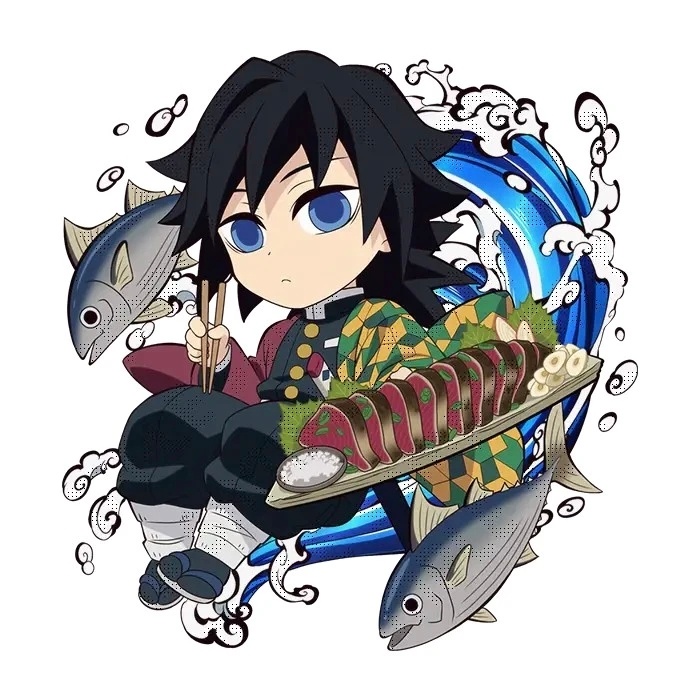 动漫春日企画壁纸次元新星计划 鬼灭之刃×高知县  推广特产及文化角色立绘 