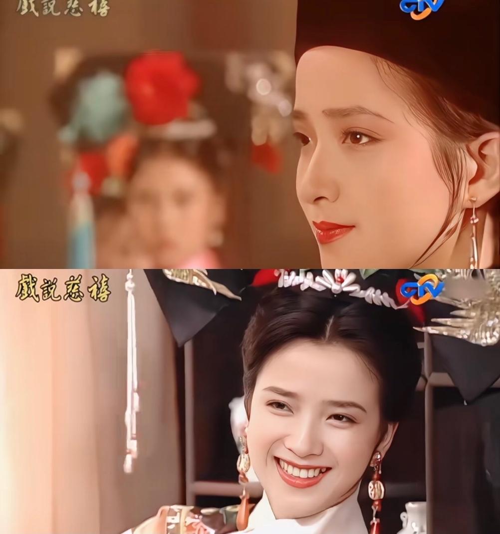 刘亦菲一直没有拍过清宫戏，
如今看到何晴的扮相，
不用遗憾了即便是天仙来了也不可