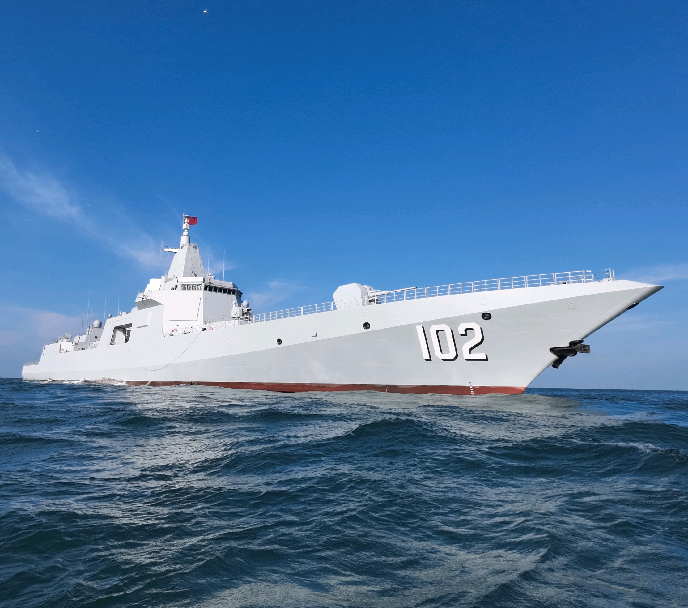 055拉萨舰无水印，01号直-9F“刃海”级这线条 烽火问鼎计划中国海军