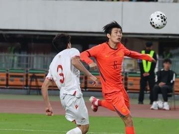 懂球帝 两回合双杀，中国U23男足3比0完胜塔吉克斯坦U23男足   两回合双杀