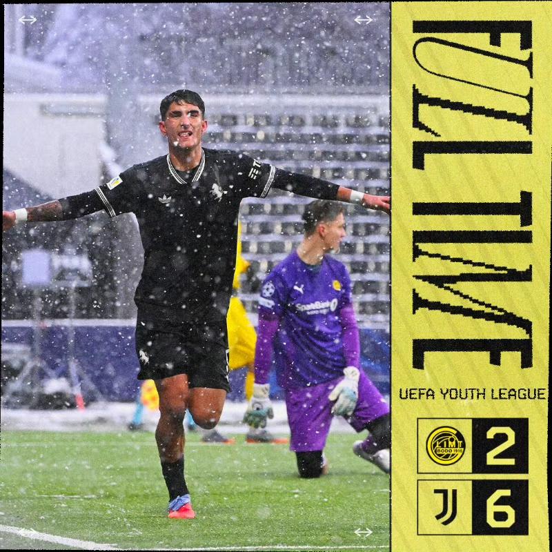 青年欧冠尤文U19客场6:2博德闪耀U19[彩虹]