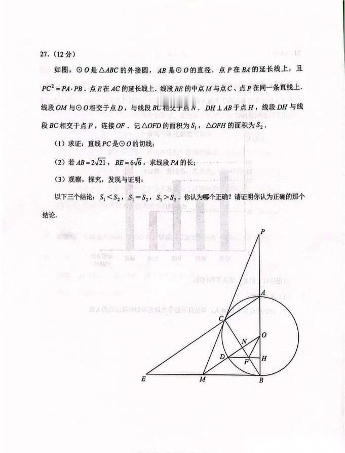 血压上来了。
真的，就刚刚。
看到那道所谓的2026年云南中考数学压轴题。
我跟
