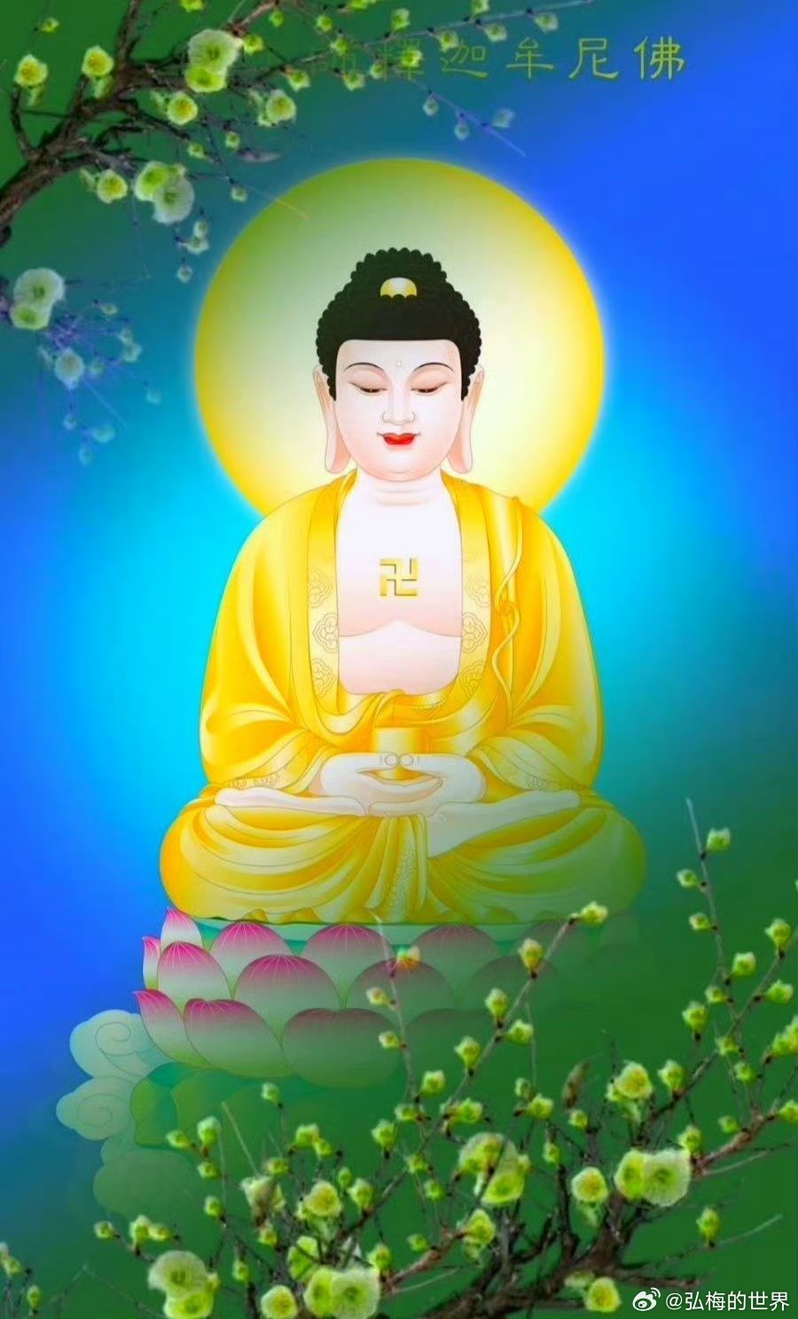 【释迦牟尼佛心咒】嗡 牟尼 牟尼 嘛哈牟尼耶 梭哈！ ​​​​见者远离苦厄！福增