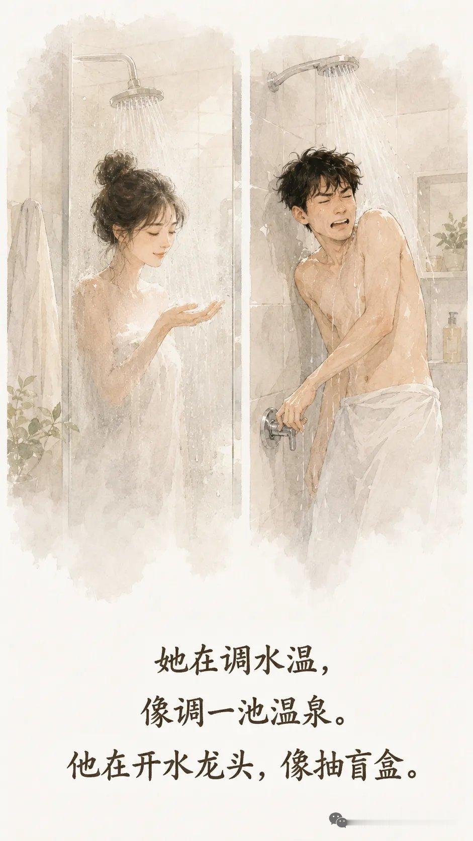 洗澡，真的吗？ 