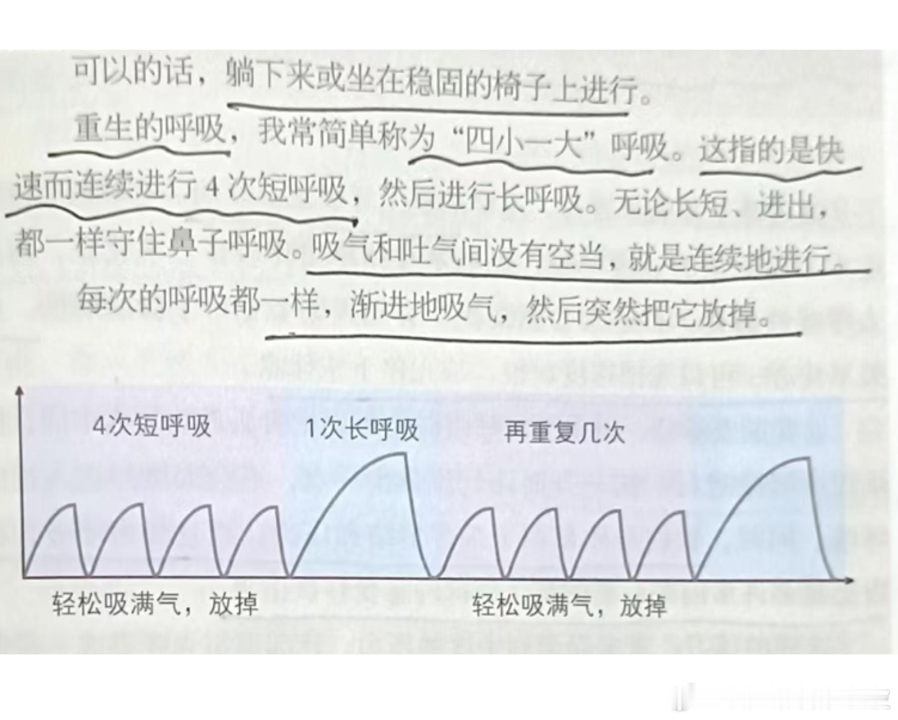 感觉这个呼吸法好有用，做完真的清爽了不少，好像有一些郁结释放出来了[开学季]。 