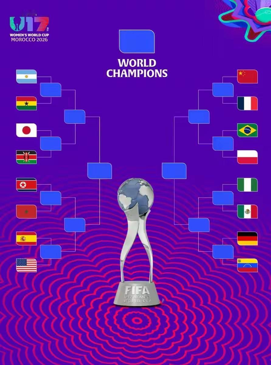 U17女足世界杯中国队将战法国队
        U17女足世界杯16强对阵出炉