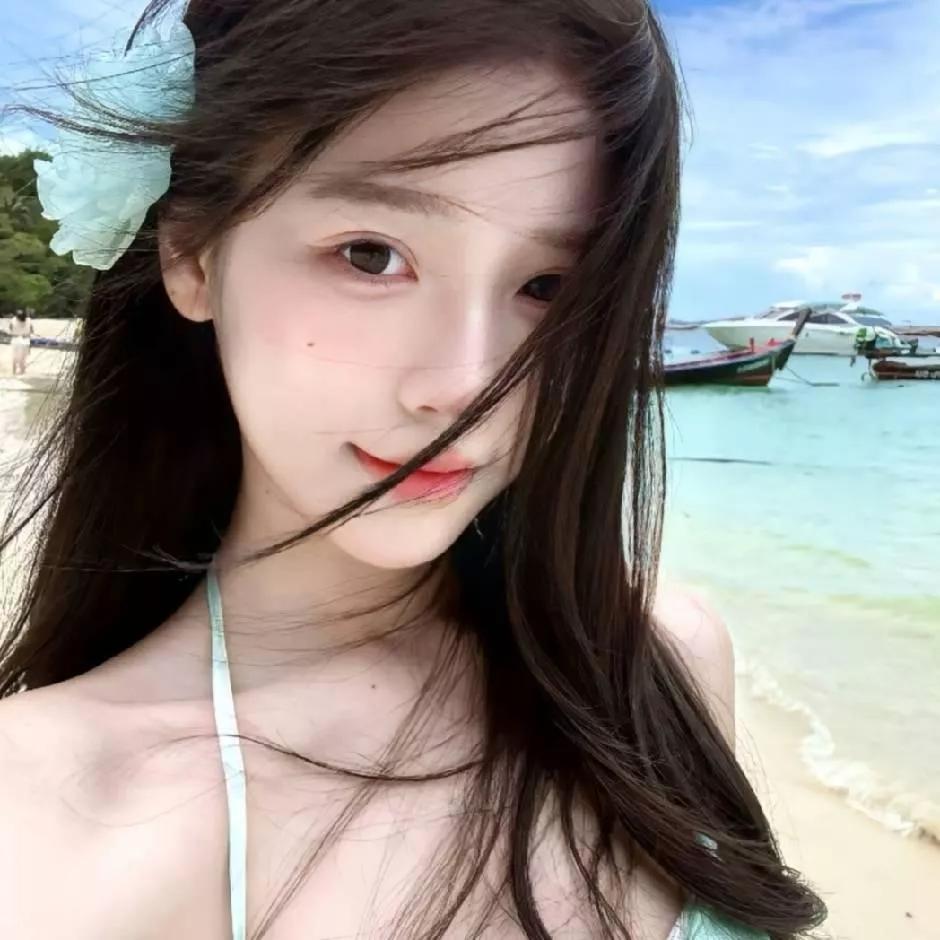 海边的海风，吹动你的发梢海边温柔风 晚间的海风很美 海风美人照 海边风照片 海风