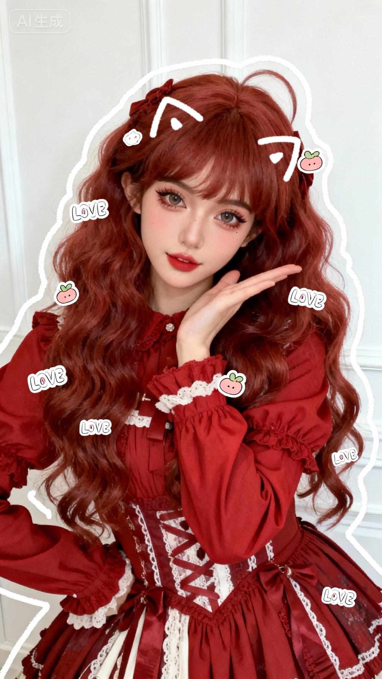 甜美爱丽丝梦游仙境，红发少女心💖
怎么自拍才好看 怎样自拍才能让颜值最大化