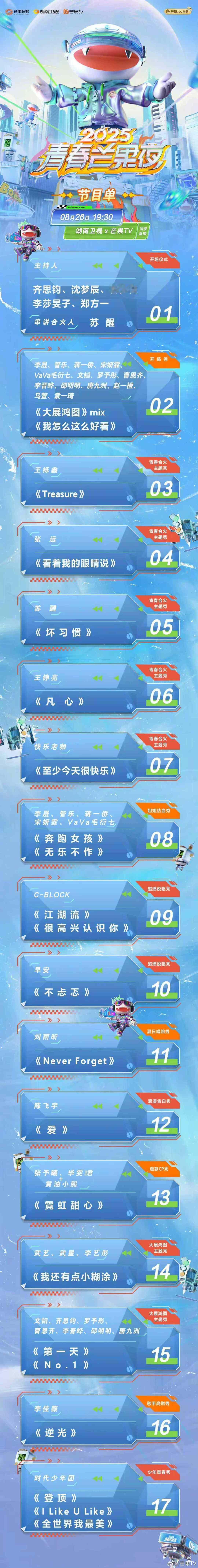 时代少年团表演压轴时代少年团青春芒果夜压轴 时代少年团青春芒果夜压轴！ ​​​
