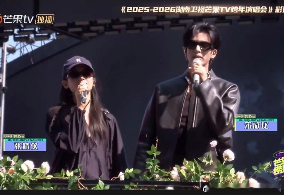 宋威龙、张婧仪跨年牵手对唱 