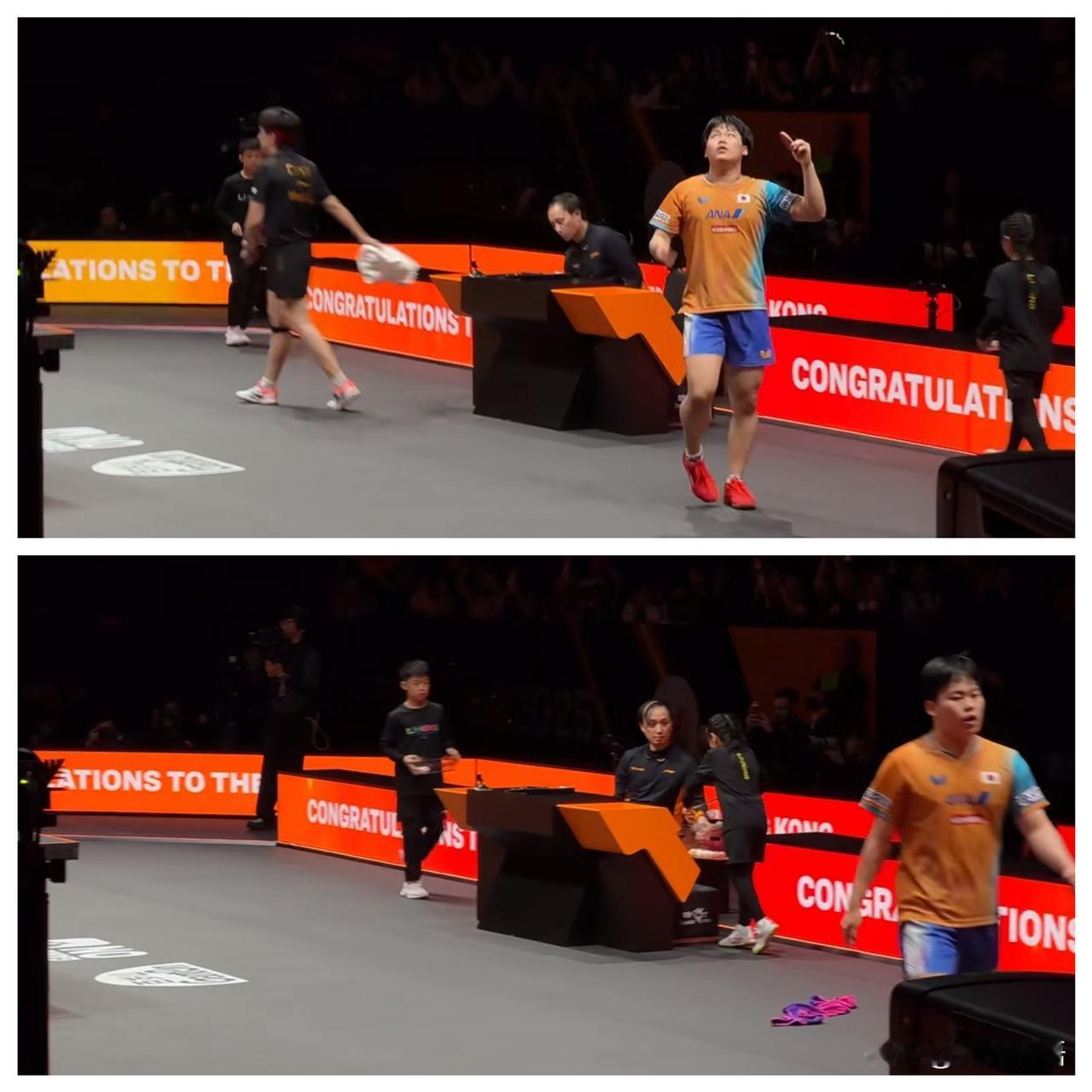 松岛辉空气的哭了。
松岛辉空不是气他输给了王楚钦，是气在他状态这么好，王楚钦状态