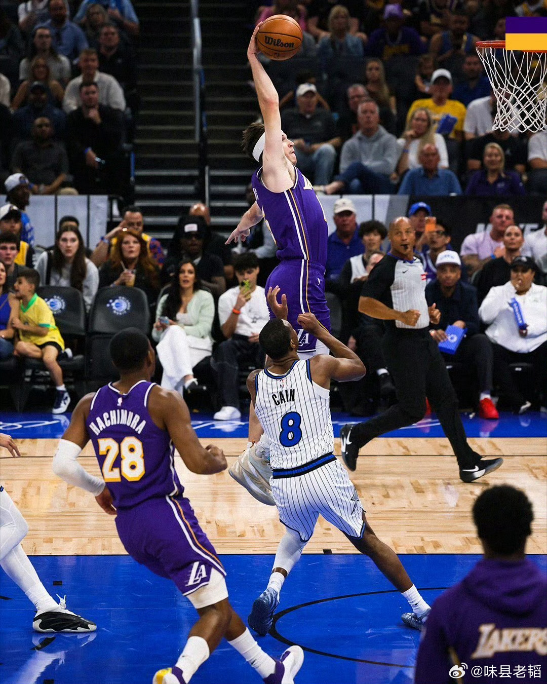 不枉老夫早起看球🏀凭借肯纳德的终场三分球，湖人绝杀魔术豪取九连胜！湖人洛杉矶湖