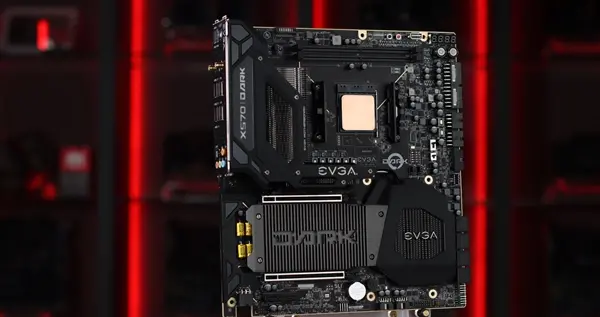 主板|EVGA公布第一款AMD锐龙主板：旋转90度 只为超频