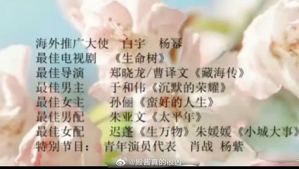 最佳男配一出，确定这个图是假的了 
