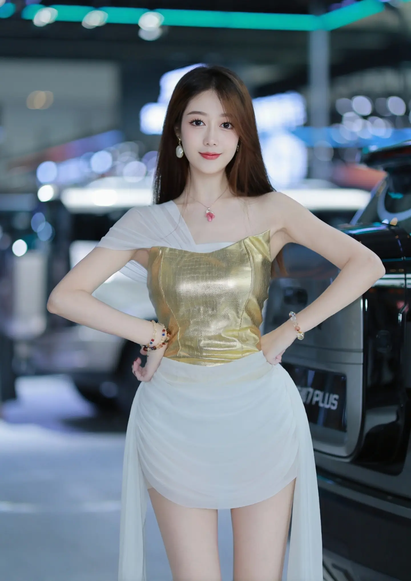 车展 车模 长腿女神