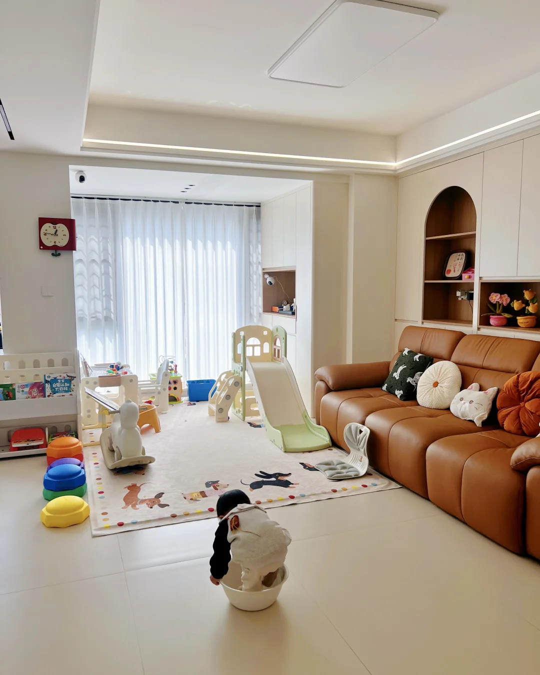 有娃后的客厅