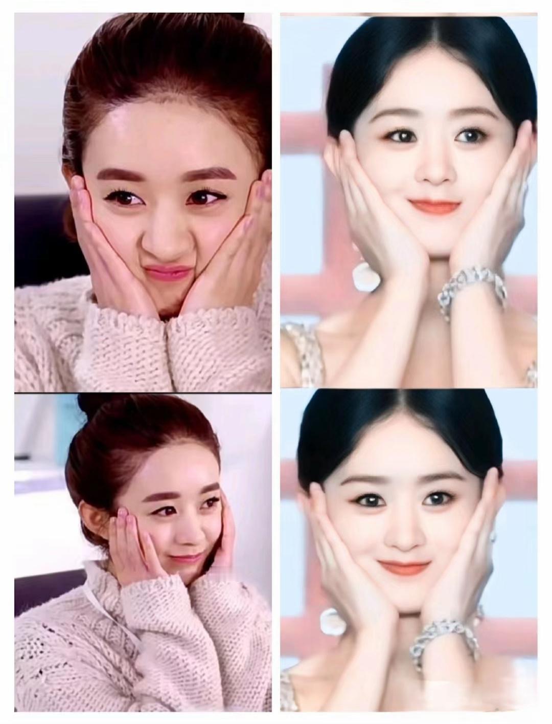 可爱的小女孩一下子长大了，多疼疼她吧！[抱一抱]#赵丽颖花瓣雨##赵丽颖提裙图#