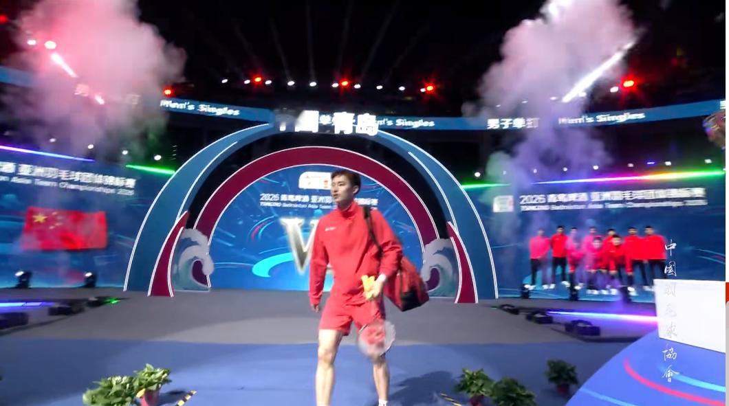 男团半决赛马上开始：王正行🇨🇳 vs 🇰🇷俞泰彬中国羽毛球队2026亚洲