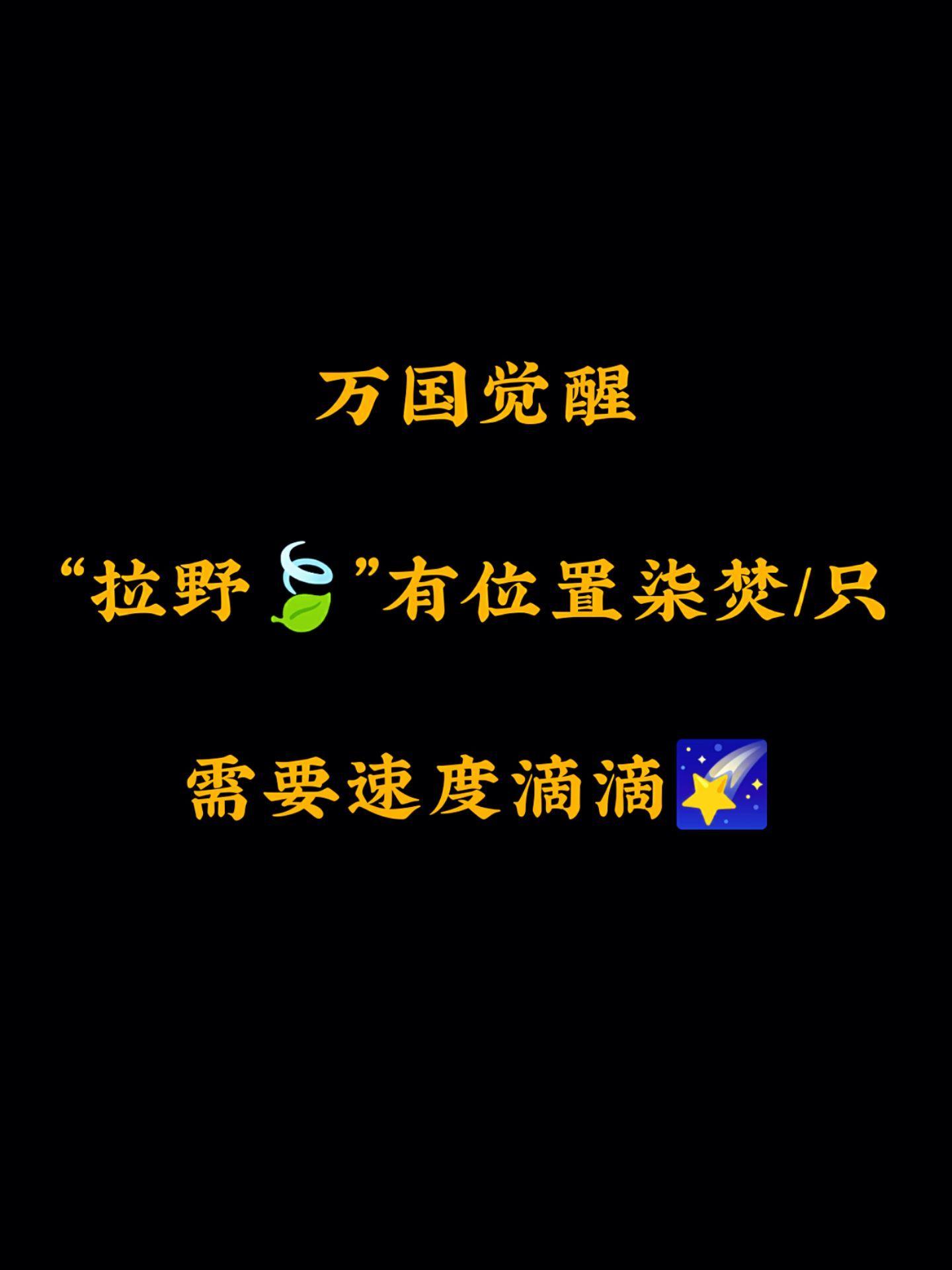 拉野小达人。