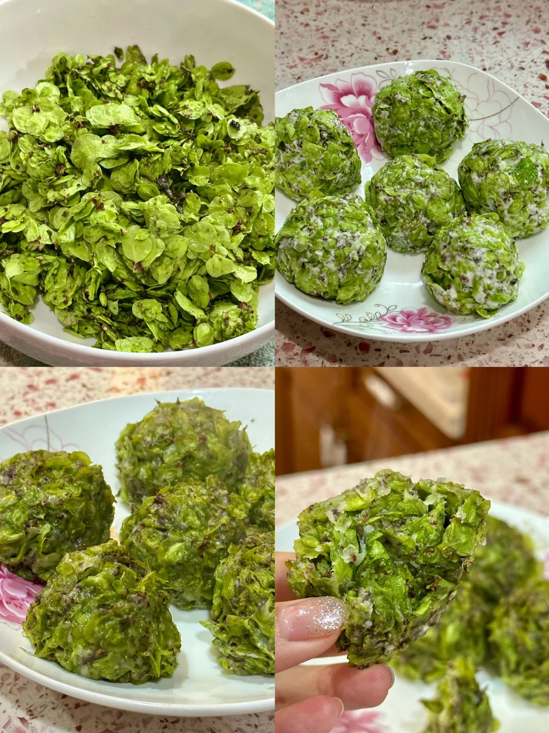 南方人第一次尝试榆钱窝窝🍃清新香糯惊艳到