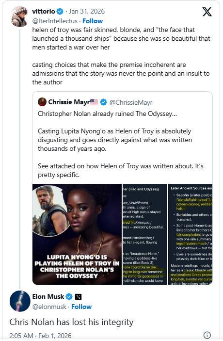 deadline的消息，马斯克又在社交媒体上开喷了，这次是怒斥克里斯托弗·诺兰。