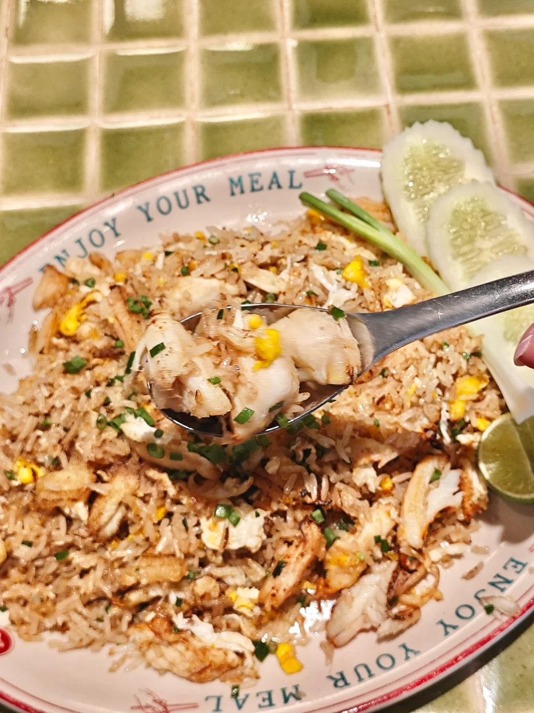 曼谷街头米其林✨蟹肉炒饭香绝了！
