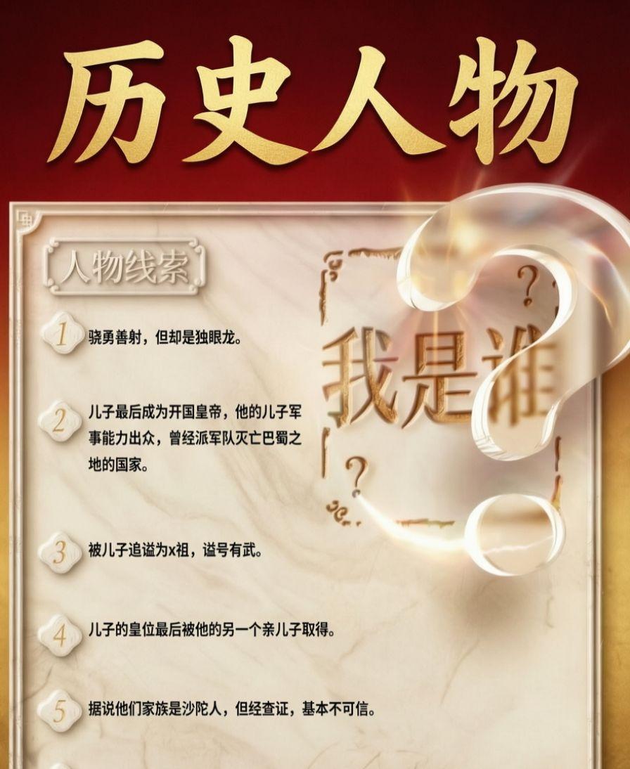 他是谁？上期答案:高欢。