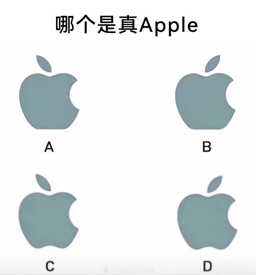 考考你是不是真果粉，不许看手机背面 