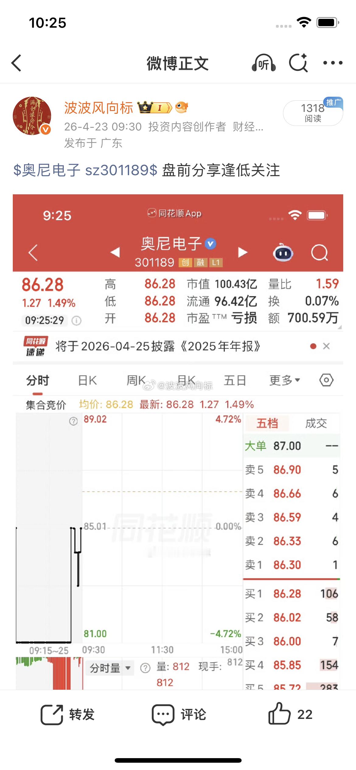 奥尼电子吹响了号角，家人们点赞见证冲锋