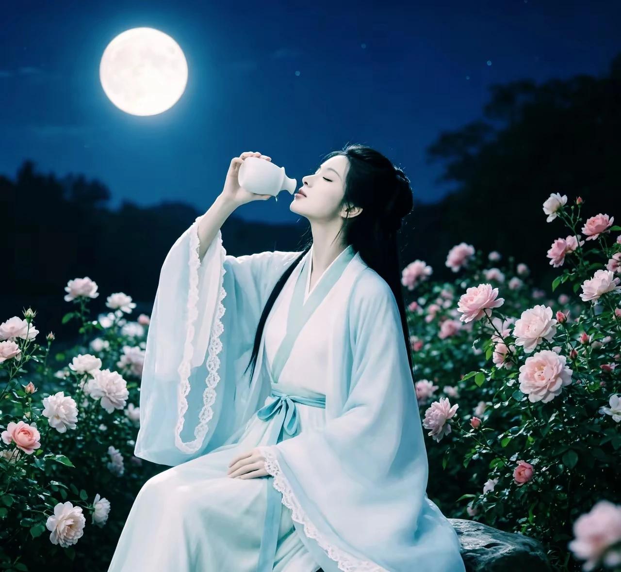 上联：花前月下饮佳酿
下联：海誓山盟情意浓
