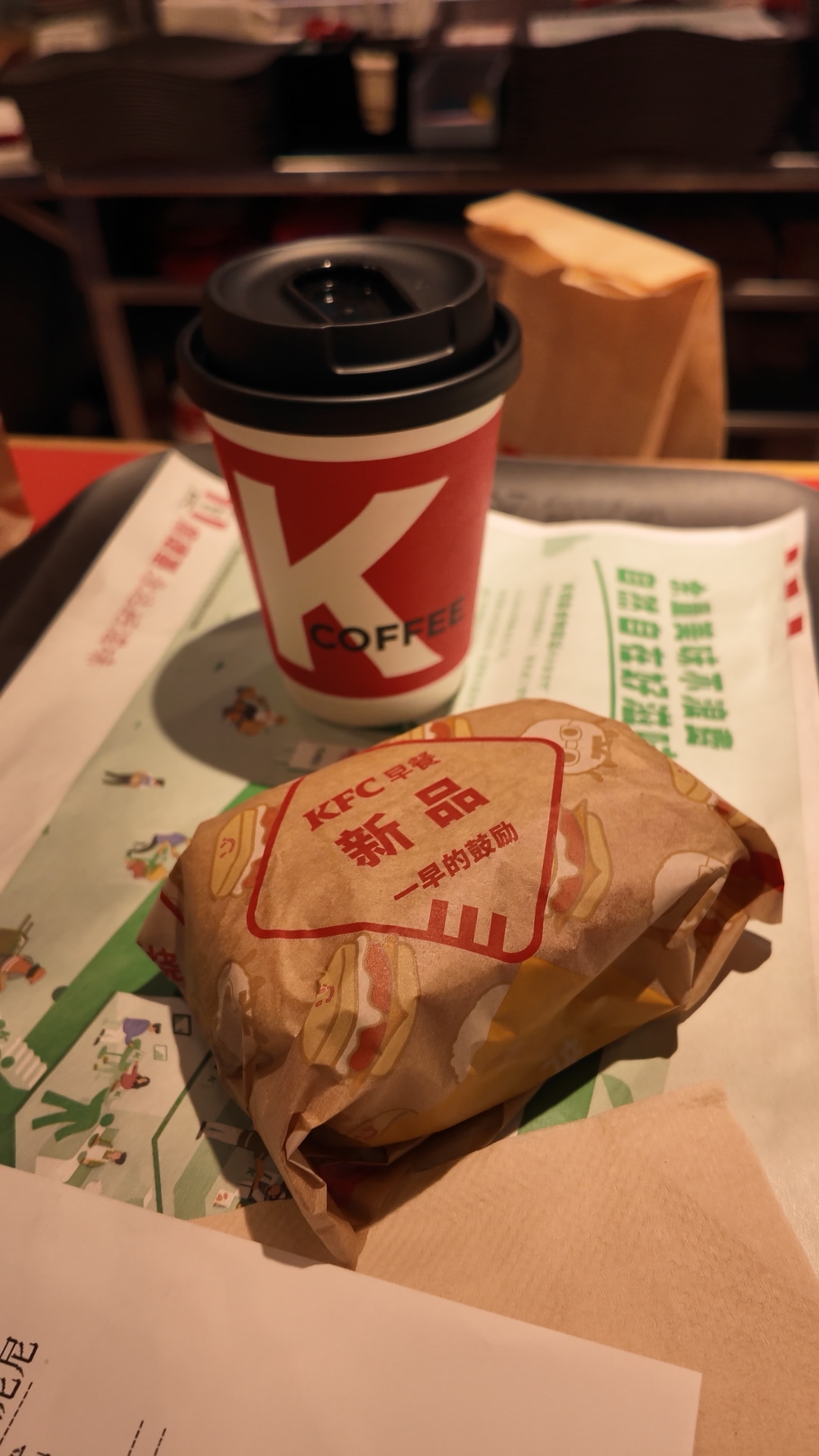 给KFC打工一天不得不再次夸夸pk3视频模式 现场食物色彩还原度太棒啦[666]