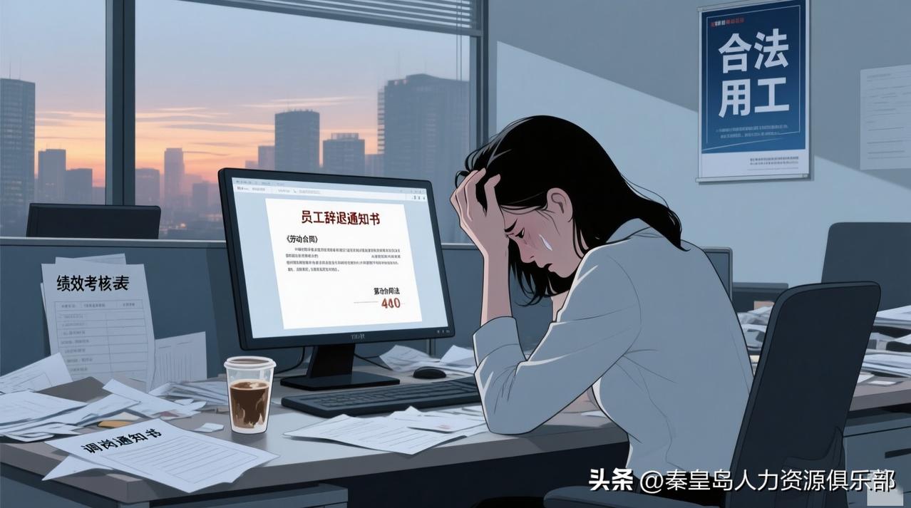 发完《员工辞退通知书》，我手都在抖！肠子都悔青了！老板觉得一个同事绩效太差，干不