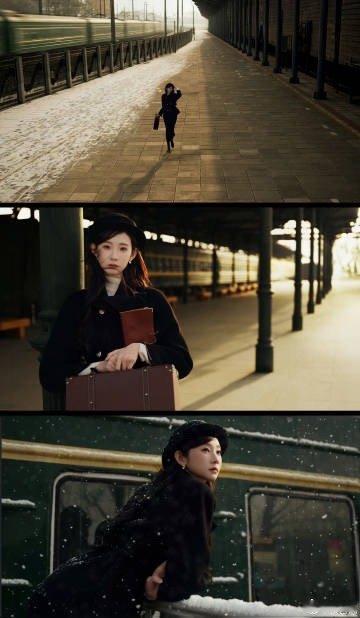 张艺凡我那留洋归来的大小姐张艺凡留洋大小姐 真的被张艺凡这组车站图硬控了！这种复