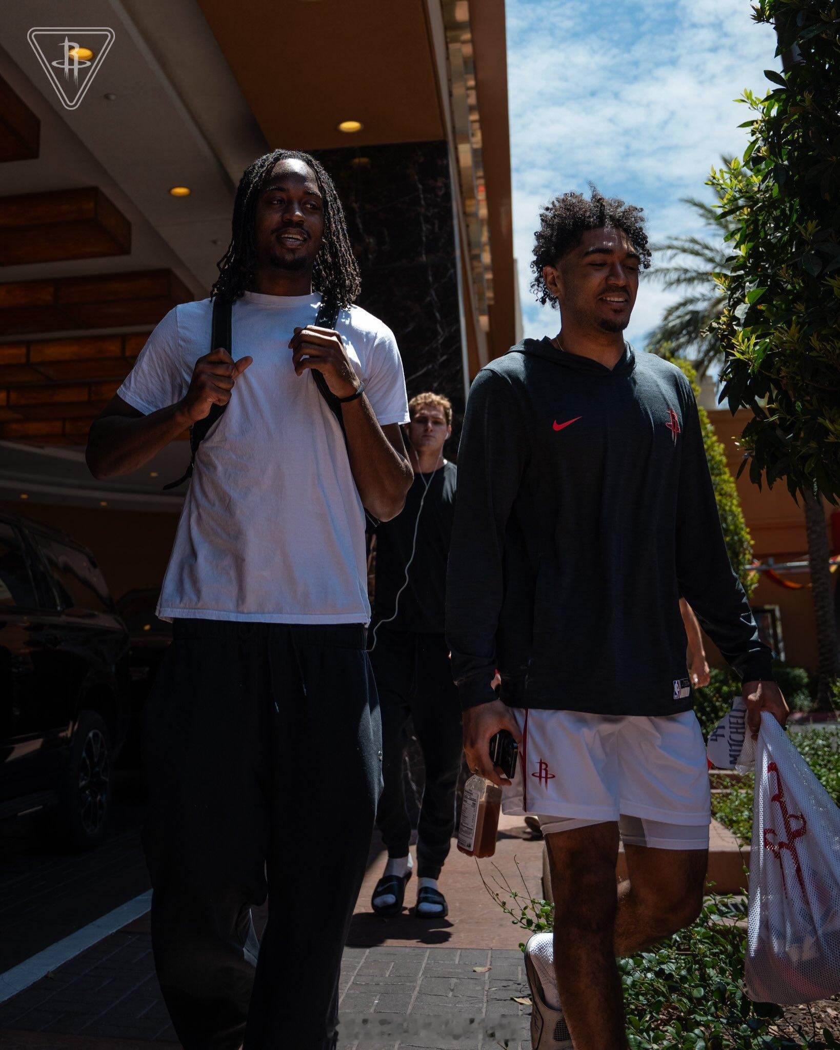 今日份球员OOTD篮网vs火箭NBA夏季联赛休斯顿火箭