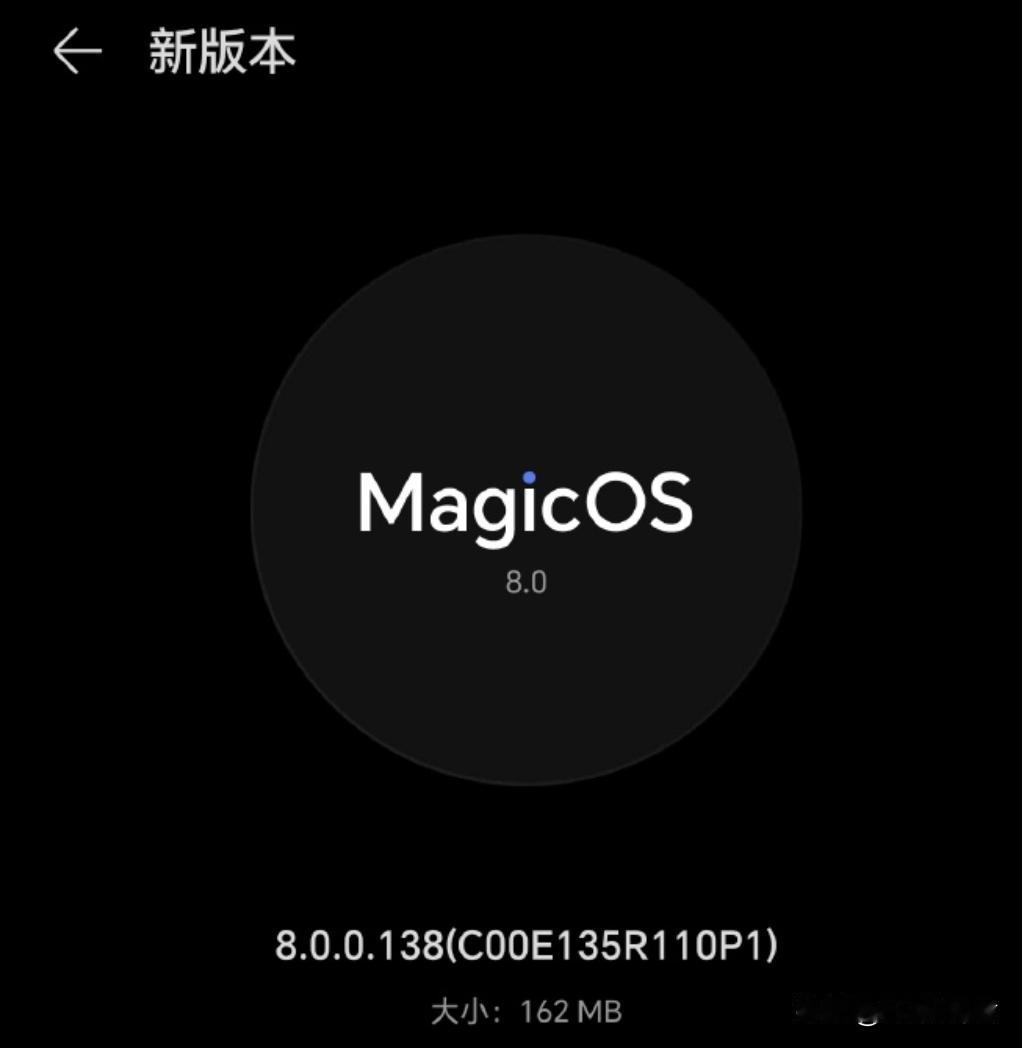 这次荣耀magic6系列更新有点意思
   荣耀给magic6系列推送了8.0.