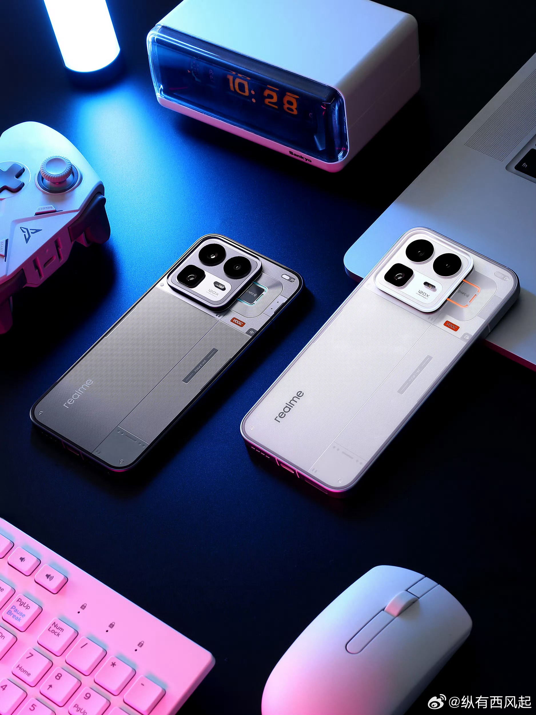 真我Neo8这颜值真的挺高的，赛博朋克风拉满