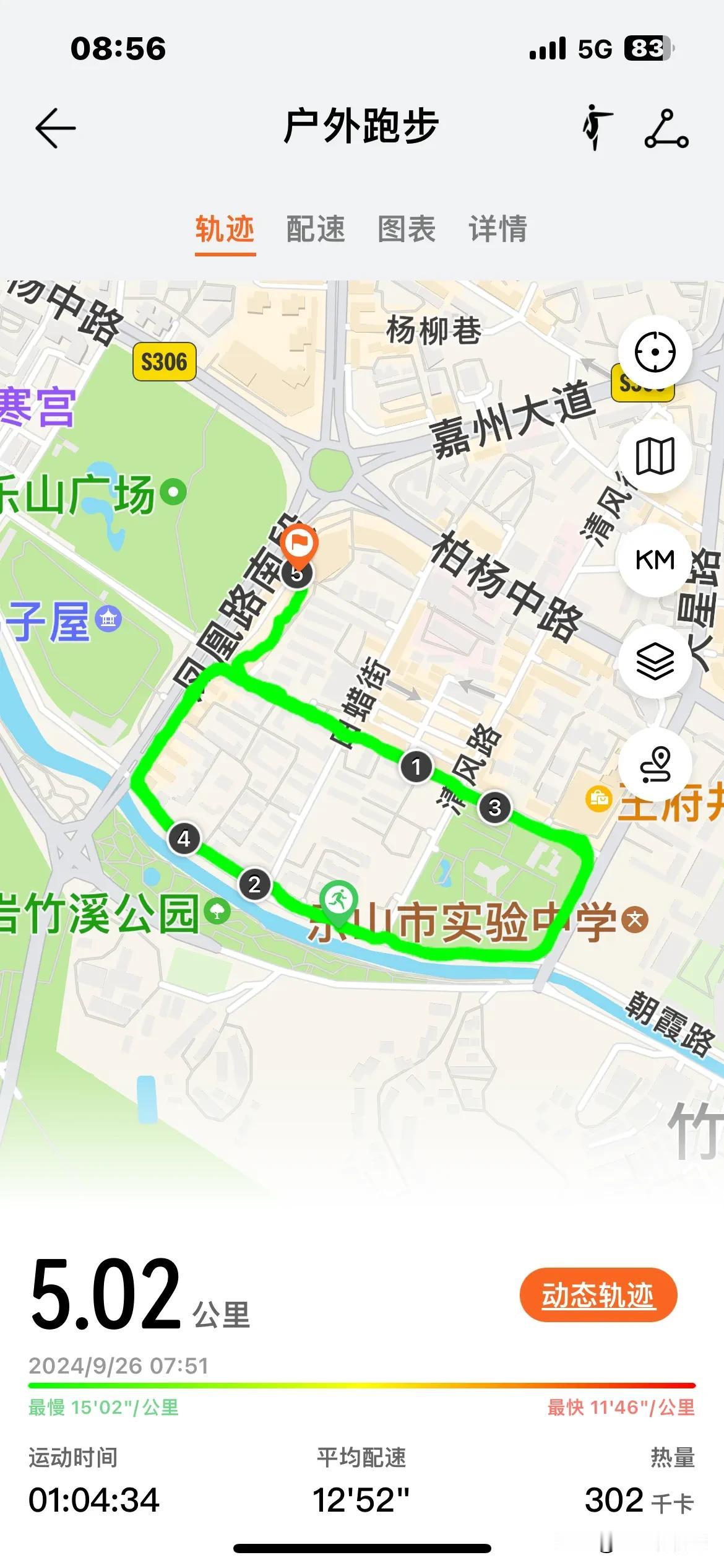 健走打卡5公里。
昨晚没睡好，今天起得比较迟就没跑步了。
连续跑步一个月了，今天