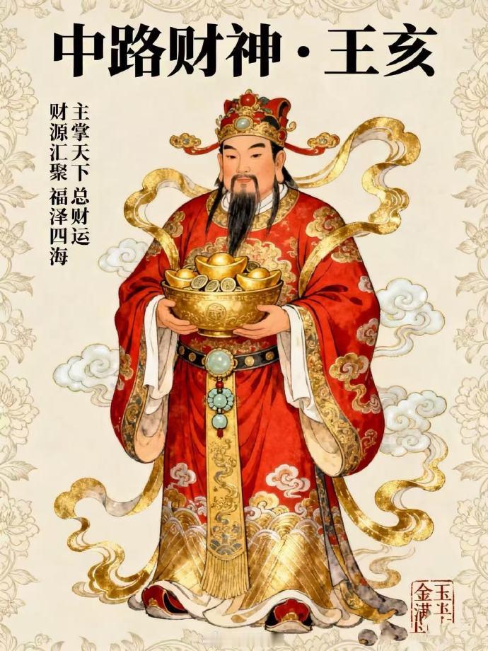 转发好运财神到，正财恒昌求财神护佑主业根基稳固，劳作皆有对等回报。避开行业风波与