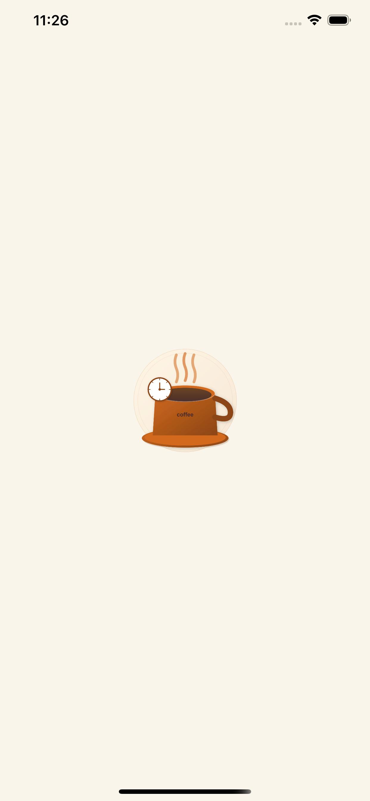 我开发了一款喝咖啡提醒计时软件：
1.主要功能：设定间隔时间，倒计时，到点准时提